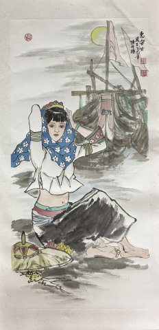 ������Ⱦ���ºۡ�������һ������ʦ���������ݰ�Ů��ϵ��ͼ����������